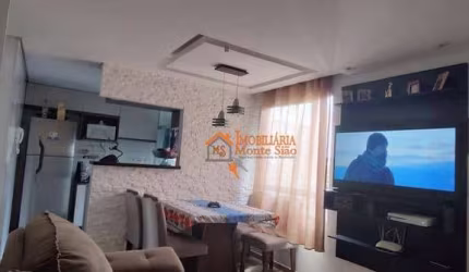 Apartamento com 2 dormitórios à venda, 43 m² por R$ 212.000,00 - Vila Alzira - Guarulhos/SP