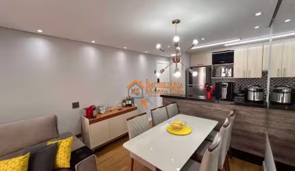 Apartamento com 3 dormitórios à venda, 62 m² por R$ 405.000,00 - Jardim Bela Vista - Guarulhos/SP