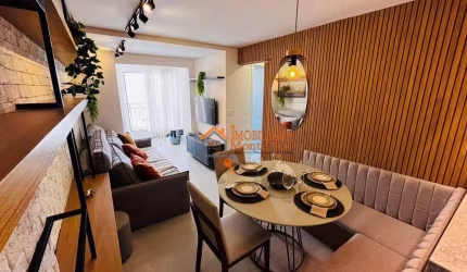 Apartamento com 2 dormitórios à venda, 58 m² por R$ 498.830,00 - Picanco - Guarulhos/SP