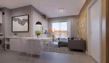 Apartamento com 2 dormitórios à venda, 38 m² por R$ 351.268,71 - Picanço - Guarulhos/SP