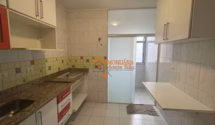 Apartamento com 2 dormitórios para alugar, 60 m² por R$ 2.303,00/mês - Vila Capitão Rabelo - Guarulhos/SP