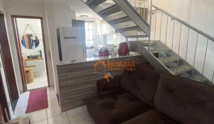 Apartamento Duplex com 3 dormitórios à venda, 98 m² por R$ 320.000,00 - Água Chata - Guarulhos/SP
