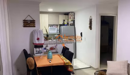 Apartamento com 2 dormitórios à venda, 46 m² por R$ 203.000,00 - Água Chata - Guarulhos/SP
