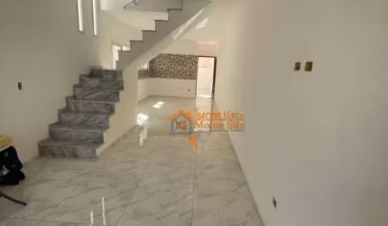 Sobrado com 3 dormitórios à venda, 105 m² por R$ 720.000,00 - Jardim Santa Cecília - Guarulhos/SP