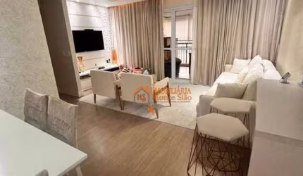 Apartamento com 3 dormitórios à venda, 95 m² por R$ 890.000,00 - Jardim Flor da Montanha - Guarulhos/SP
