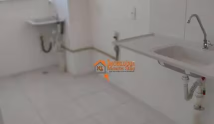 Apartamento com 2 dormitórios para alugar, 42 m² por R$ 1.323,00/mês - Vila Nova Bonsucesso - Guarulhos/SP