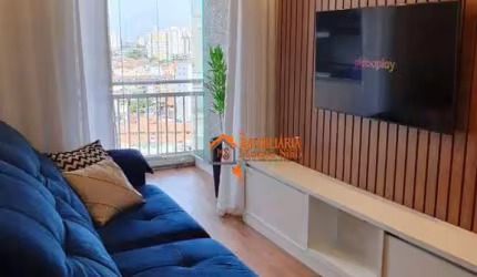 Apartamento com 2 dormitórios à venda, 54 m² por R$ 389.000,00 - Jardim do Papai - Guarulhos/SP