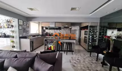 Apartamento com 3 dormitórios à venda, 122 m² por R$ 1.599.000 - Jardim Flor da Montanha - Guarulhos/SP Porteira fechada