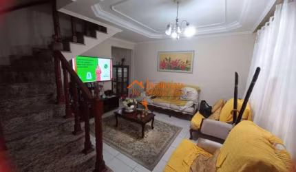 Sobrado com 2 dormitórios, 132 m² - venda por R$ 954.000,00 ou aluguel por R$ 4.500,00/mês - Jardim Moreira - Guarulhos/SP