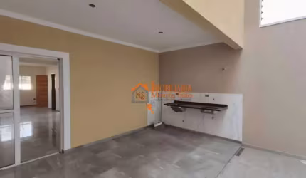 Sobrado com 3 dormitórios à venda, 121 m² por R$ 690.000,00 - Jardim Santa Clara - Guarulhos/SP