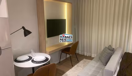 Apartamento com 1 quarto à venda na Avenida Iraí, 205, Moema, São Paulo por R$ 450.000
