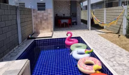 Casa com 2 quartos à venda na Carlos João Donner, 1181, Balneário Tupy, Itanhaém, 73 m2 por R$ 450.000