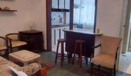 Apartamento, 55 m² - venda por R$ 468.000,00 ou aluguel por R$ 3.665,00/mês - Gonzaga - Santos/SP