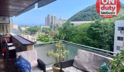 Cobertura com 4 quartos à venda, 275 m² por R$ 585.000 - Enseada - Guarujá/SP
