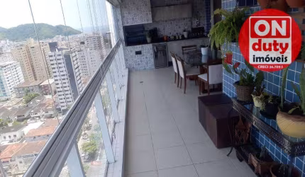 Apartamento com 3 dormitórios à venda, 160 m² por R$ 2.800.000,00 - Ponta da Praia - Santos/SP