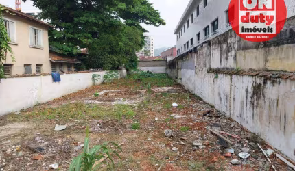 Terreno à venda, 400 m² por R$ 1.200.000,00 - Campo Grande - Santos/SP