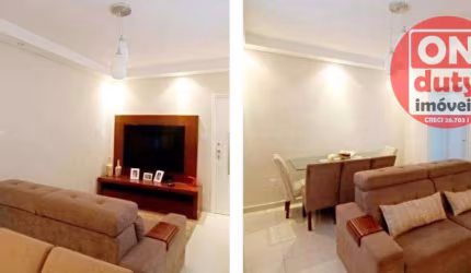 Apartamento com 2 dormitórios à venda, 64 m² por R$ 392.000,00 - Campo Grande - Santos/SP