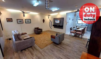 Apartamento para alugar, 146 m² por R$ 8.000/mês - Boqueirão - Santos/SP