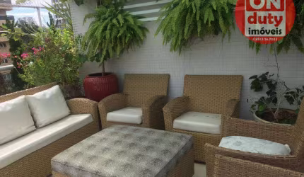 Apartamento Garden com 4 dormitórios à venda, 300 m² por R$ 3.200.000,00 - Aparecida - Santos/SP