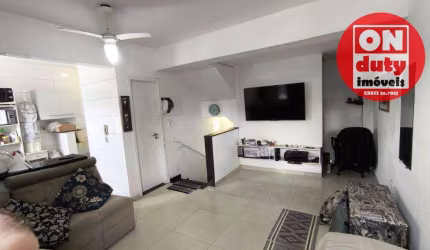 Village com 2 dormitórios à venda, 105 m² por R$ 485.000,00 - Estuário - Santos/SP