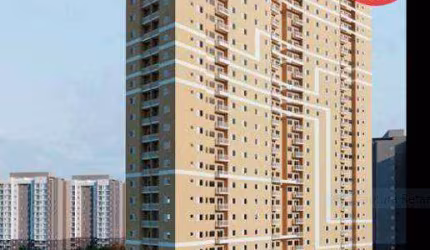 CREDLAR  Prédio com Lazer Apartamento com 2 dormitórios à venda, 46 m² a partir  R$ 349.500 - Parque São Vicente - São Vicente/SP