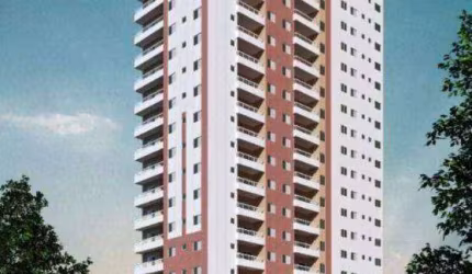 CREDLAR SEBASTIAN BACH Apartamento com 2 dormitórios  sendo  1 suíte à venda, 59 m² a partir R$ 508.500 - Centro - São Vicente/SP