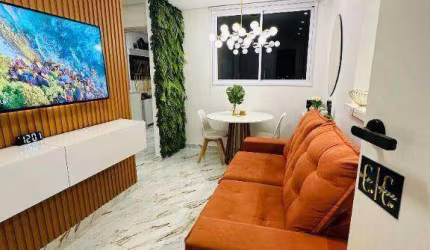 Apartamento à venda, 46 m² por R$ 340.000,00 - Areia Branca - Santos/SP
