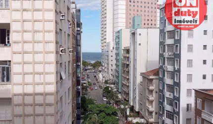 Apartamento com 2 quartos para alugar, 100 m² por R$ 4.500/mês - Boqueirão - Santos/SP
