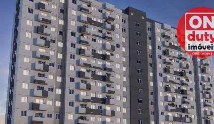 Apartamento à venda, 42 m² por R$ 319.573,57 - Jabaquara - Santos/SP