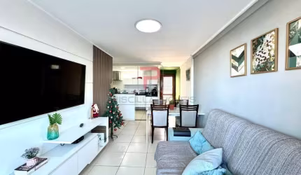 Apartamento TODO PROJETADO e MOBILIADO a 500m da PRAIA - no Jardim Oceania 