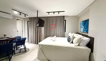Flat todo projetado e mobiliado com localização privilegiada no bairro Jardim Oceania  -  João Pessoa