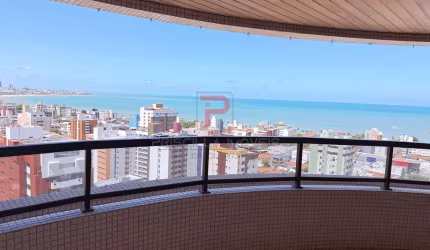 Excelente apartamento com VISTA DESLUMBRANTE PARA O MAR no bairro do Manaíra, João Pessoa!