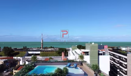 Flat a menos de 100m da badalada Orla de Tambaú em João Pessoa