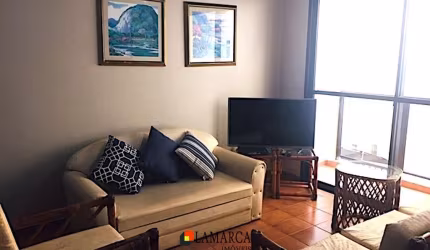 apartamento 2 dormitorios sacada elevador Guarujá