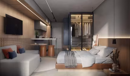 Studio para Venda em Curitiba, Portão, 1 dormitório, 1 banheiro
