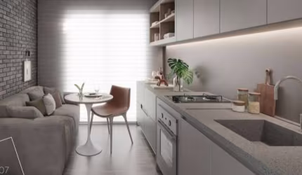 Apartamento 1 dormitório para Venda em Curitiba, Bacacheri, 1 dormitório, 1 suíte, 1 banheiro, 1 vaga
