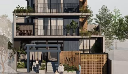 Apartamento Garden para Venda em Curitiba, Agua Verde, 1 dormitório, 1 banheiro