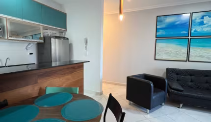 Apartamento 2 quartos mobiliado churrasqueira na sacada