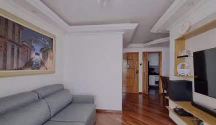 Jardim Ampliação - Apartamento, 67 m², 3 dormitórios, 1 vaga de garagem e varanda.