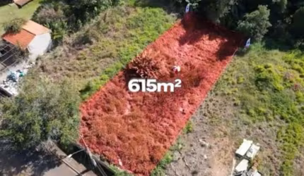 Terreno residencial para venda, 615m²