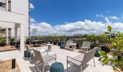 Apartamento tipo para venda com 1 quarto, sendo 1 suíte, 28m²