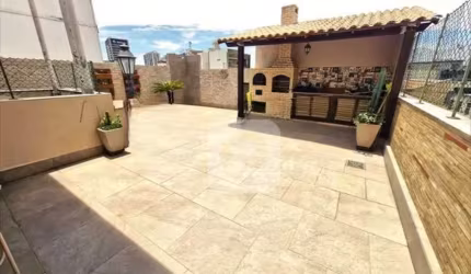 COBERTURA LINEAR A VENDA DE 3 QUARTOS COM SUITE E TODA REFORMADA .