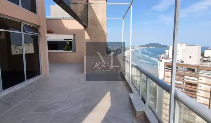 Guaruja.Pitangueiras.Cobertura duplex. 06 suítes. Reformada. Vista panorâmica.