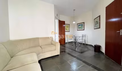 Apartamento com 02 dormitórios no condomínio Panorama Center, com 02 banheiros e 01 vaga rotativa.
