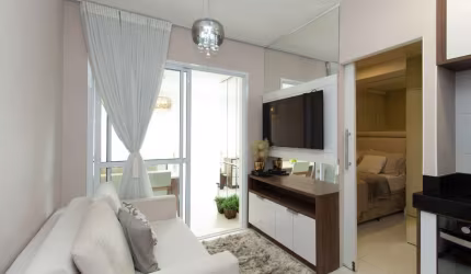 Agradável apartamento tipo para venda com 1 quarto, sendo 1 suíte, 36m²