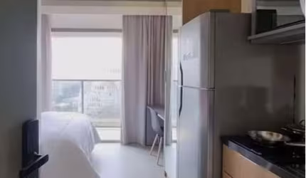 Funcional studio para venda com 1 quarto, sendo 1 suíte, 20.11m²
