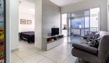 Agradável apartamento tipo para venda com 1 quarto, 36m²