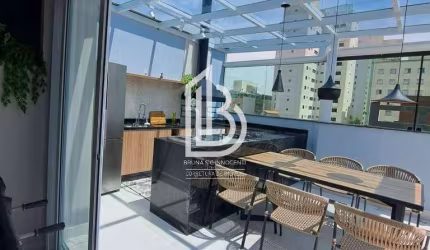 Cobertura à venda em Rudge Ramos SBC 202 m² com 3 vagas e piscina privativa