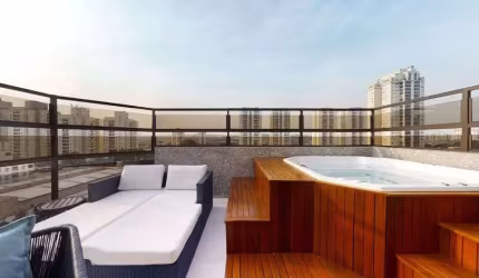 (ALUGADA) Cobertura 4 quartos, 284m², R. Aliança Liberal, 622 - Vila Leopoldina, Ed. Maison de Cartier