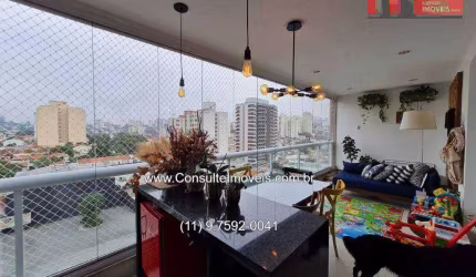 Apartamento Rua Tito, 842 - Vila Romana, 129m², 3 sts, 4 vgs, dep., Ed. Vitre